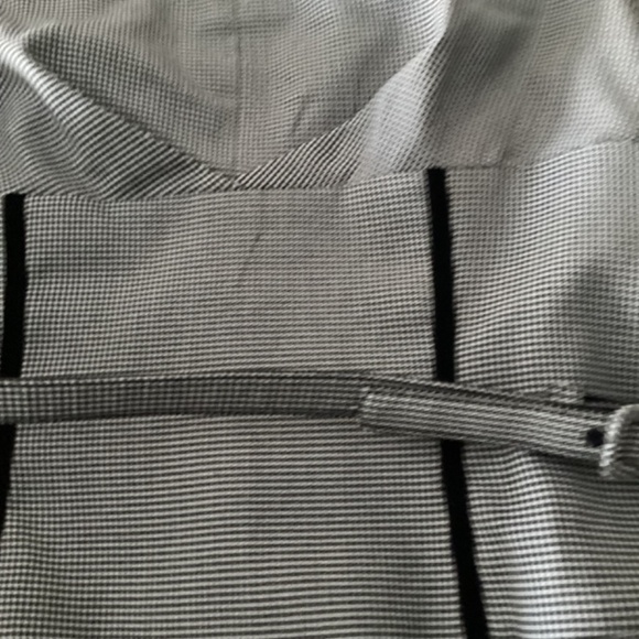 Anne Klein gingham check wool blend belted sheath size 10 dress - Picture 5 of 16